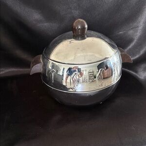 Vintage West Bend Penguin Ice Bucket w/Bakelite Handles